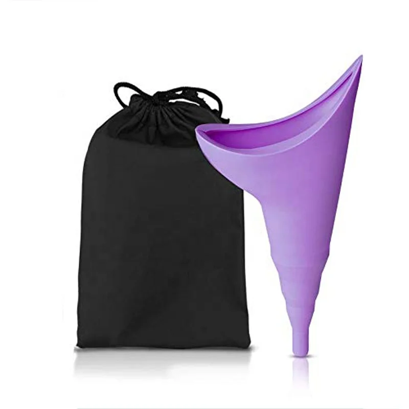 
Portable silicone Female Urination Device for women old man stand pee and pee on travelling 