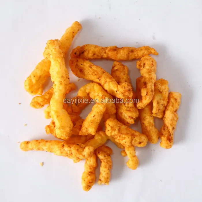 Corn chips nik naks making machine cheetos kurkure puffs cheese snack food extruder production line