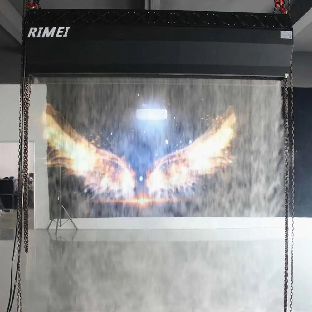 china manufacture best quality projection screen 3M Downward spray projector fog screen