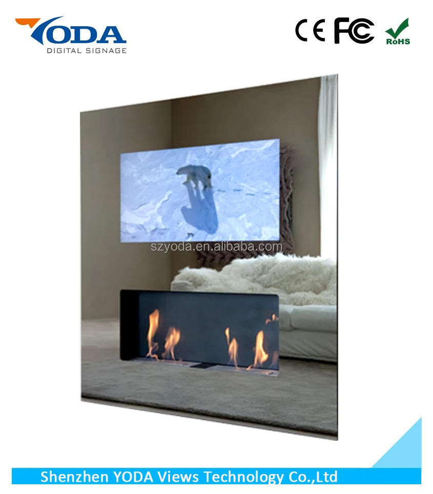 
Magic mirror LCD smart mirror TV touch mirror display for smart home 