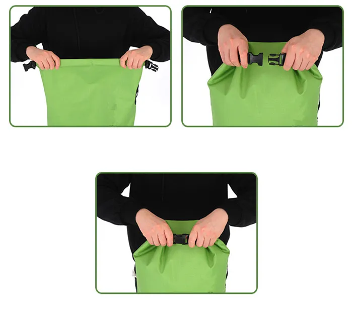 Woqi Hot Popular  Waterproof / Dry Compression Sack / 5L/10L/20L/30L Swimming, Camping, Hiking, Beach, Fishing Dry Bag