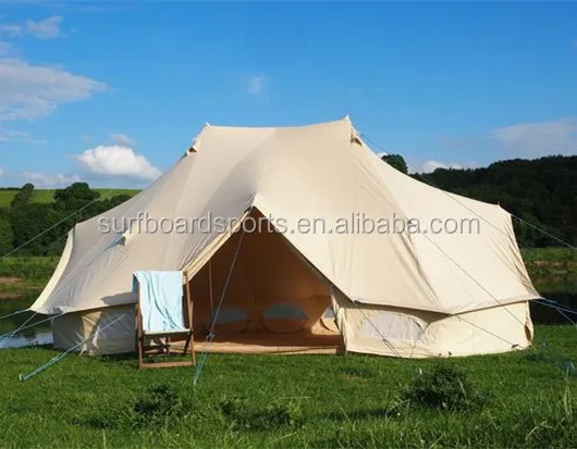 6M Canvas Safari Tent 6 Metre Ultimate Emperor Bell Tent