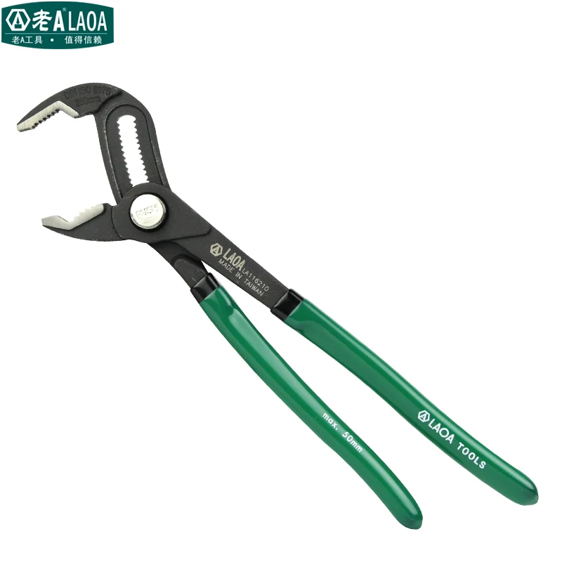 LAOA Hand tools 10inch  pliers water pump plier,Large openings crimping pliers