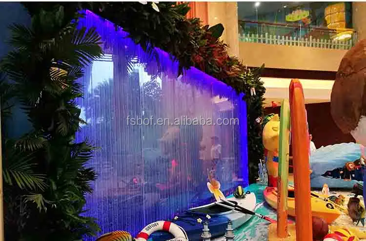 Custom Made Floor Standing Air Curtain Bubble Wall Aquarium High Quality Air Curtain Bubble Wall Aquarium