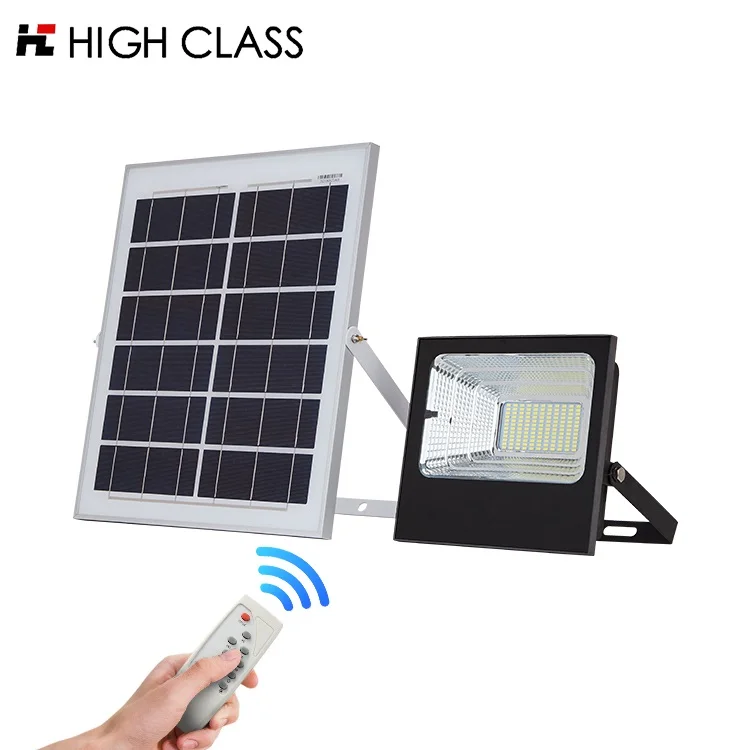 
CE certification smart IP65 waterproof 25w 40w 60w 100w outdoor led solar flood lamp 