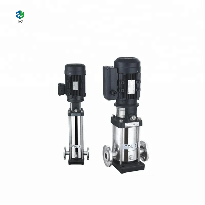 CDLF 50HZ High Pressure Stainless Steel Vertical Multistage Centrifugal Electric Booster Water Pump