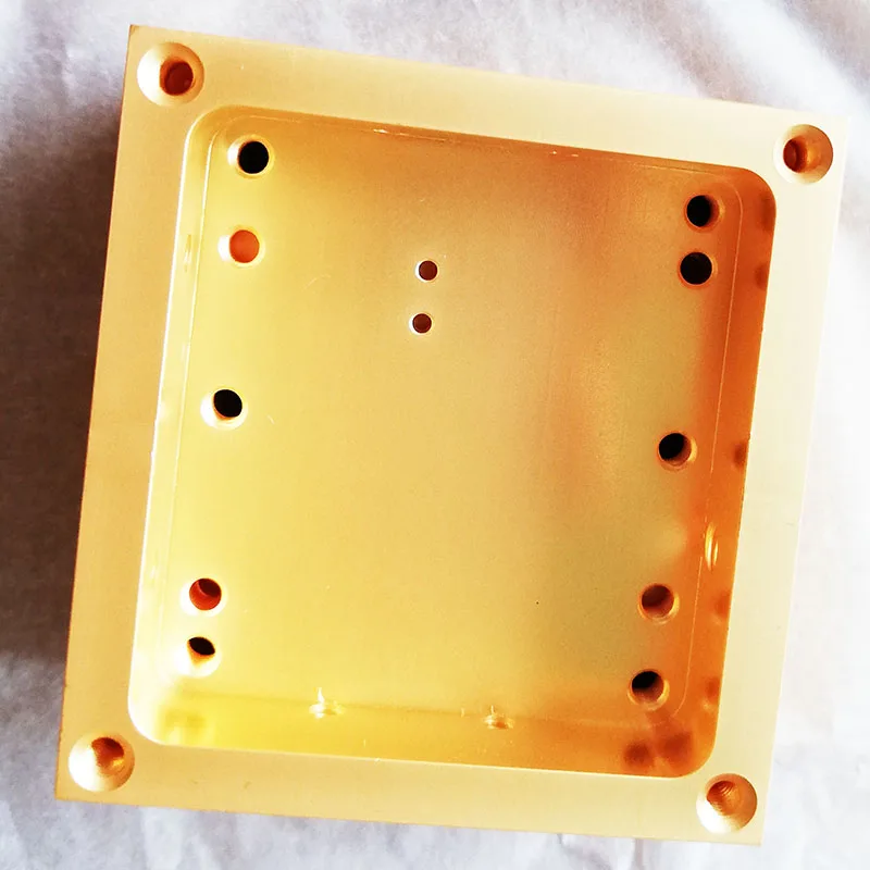 CNC machining parts microwave bandpass rf cavity filters