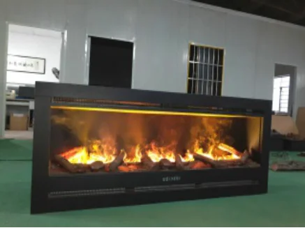 1000mm length or customized size   3D water vapor electric fireplace  with heat function