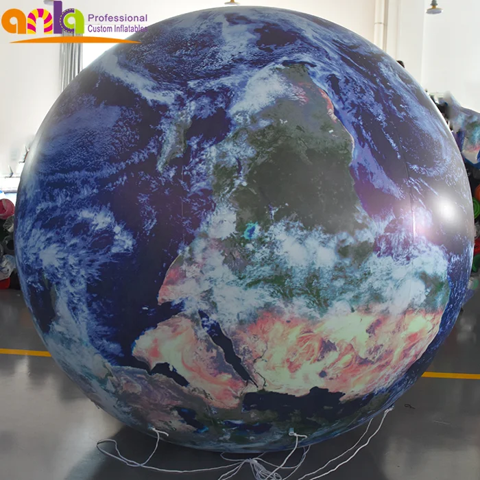 Giant inflatable planets/ inflatable globe helium balloonfor decoration