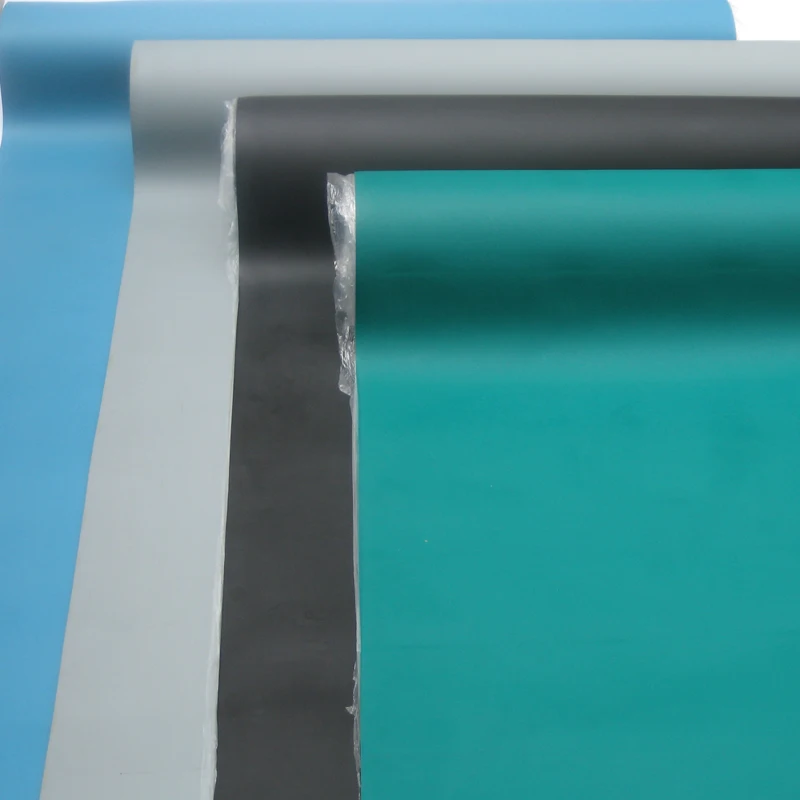 2mm 3mm 5mm Thickness esd two layer rubber matting for static control