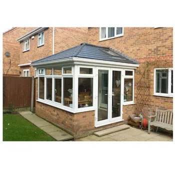 
Factory Price Durable Aluminium Solid Tiled Roof Greenhouse Sunrooms Winter Garden Design With Double Glazing 