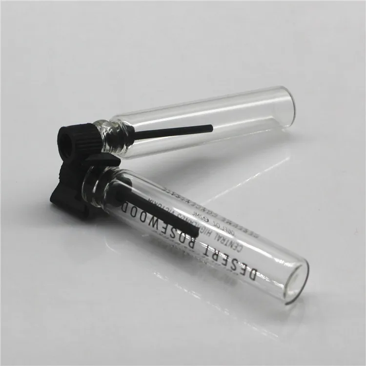 2 ml 0.5ml 1 ml transparent small glass vial glass tube bottle 2ml perfume glass bottle sample perfume tester vial