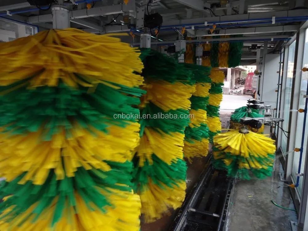 High Quality Hog Hair And Boar Bristle Water Flow Through Car Wash Brush Head