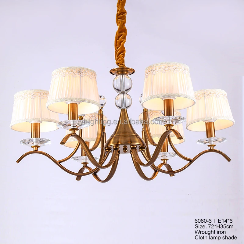 American Country European Palace Style Pendant Lights Classical Luxury Iron Lamp Customizd Vintage Lamp Hanging Light Chandelier