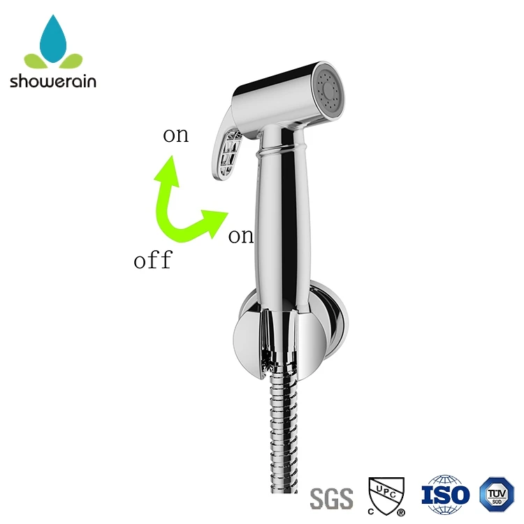 
Plastic spray shower handy toilet bidet shattaf shower with hose 