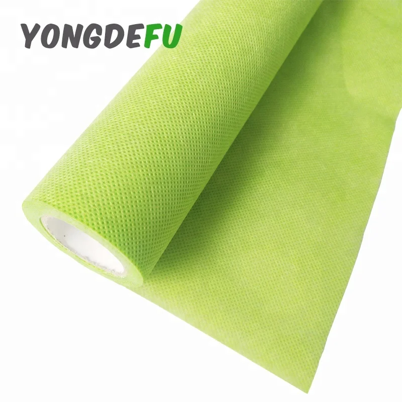 color as request PP spunbond non-woven fabric disposable table cloth non woven table runner