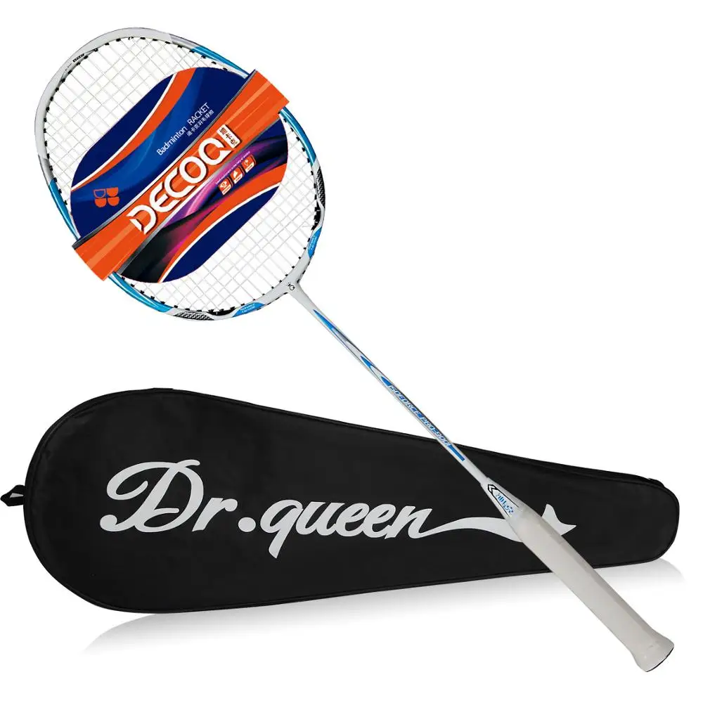 
DECOQ Single High Grade Badminton Racquet Carbon Fiber and Aluminium Badminton Racket Including Badminton Bag  (62176872398)