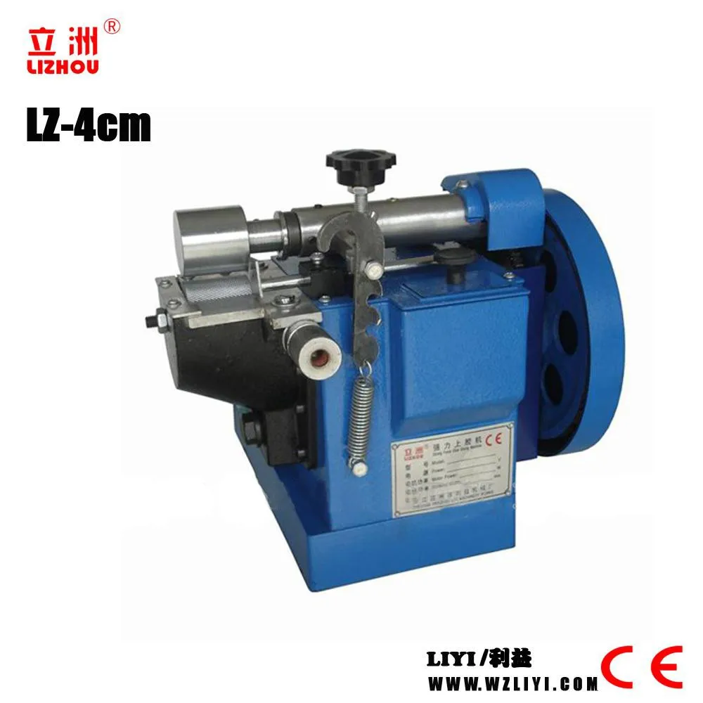 LZ-4cm Strong Force Mini Manual Gluing Machine With Low Price for shoes leather