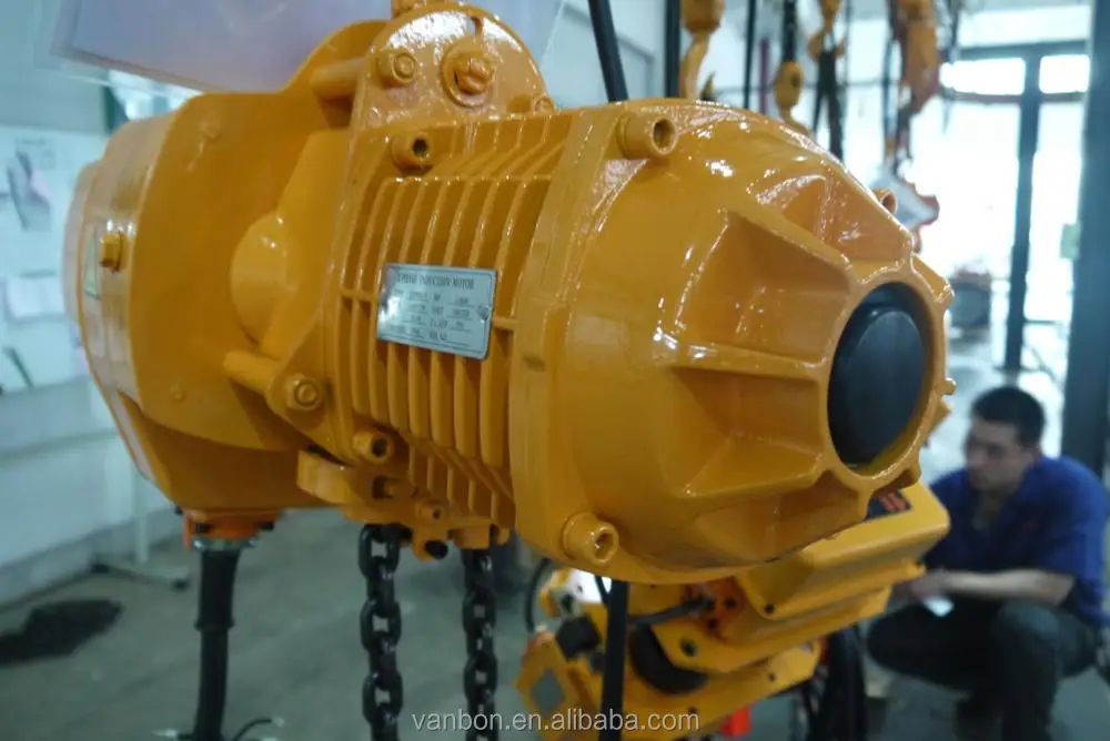 Vanbon 5 ton electric chain hoist, electrical hoist with wireless remote electric chain hoist