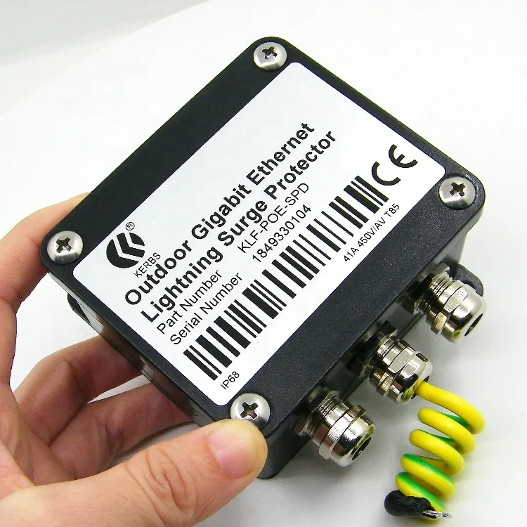 Водонепроницаемый сетевой фильтр с защитой от вспышки, poe, rj45