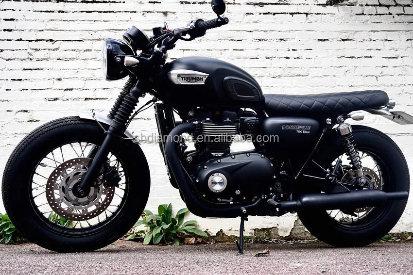 Bonneville T100 Leather custom scrambler seat Cushion/Thruxton saddle/triumph streettwin900 Seat/T120 classic diamond selle