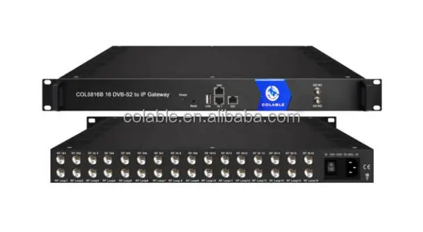 FTA 16 transponders 16 dvb-s2 to 512 IP spts multicast iptv streamer  OL5816B