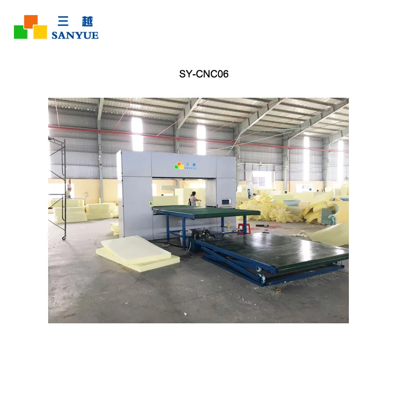 Convyor Type Worktable Vertical Circular Blade PU Foam Sponge Shapes Contour Cutting Machine