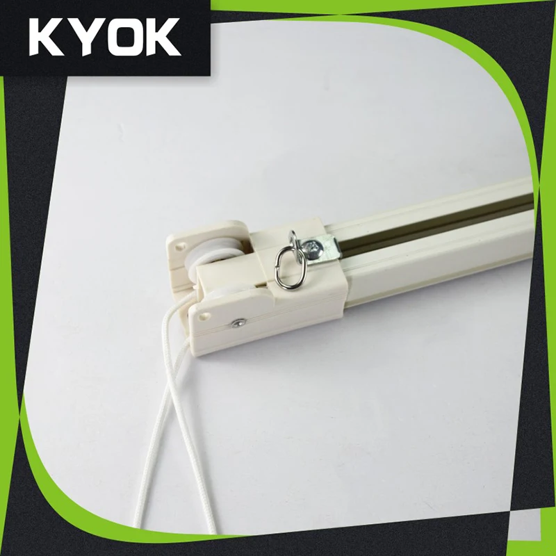 high quality aluminum wave ceiling double ripple fold curtain track curtain rail for  hotel