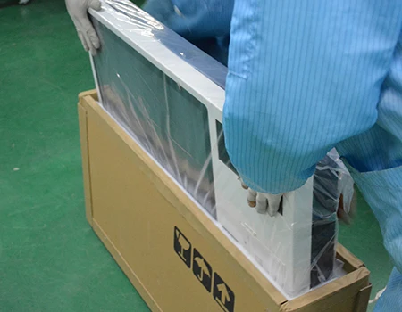 Floor standing touch interactive self service information kiosk in shopping mall and restaurant