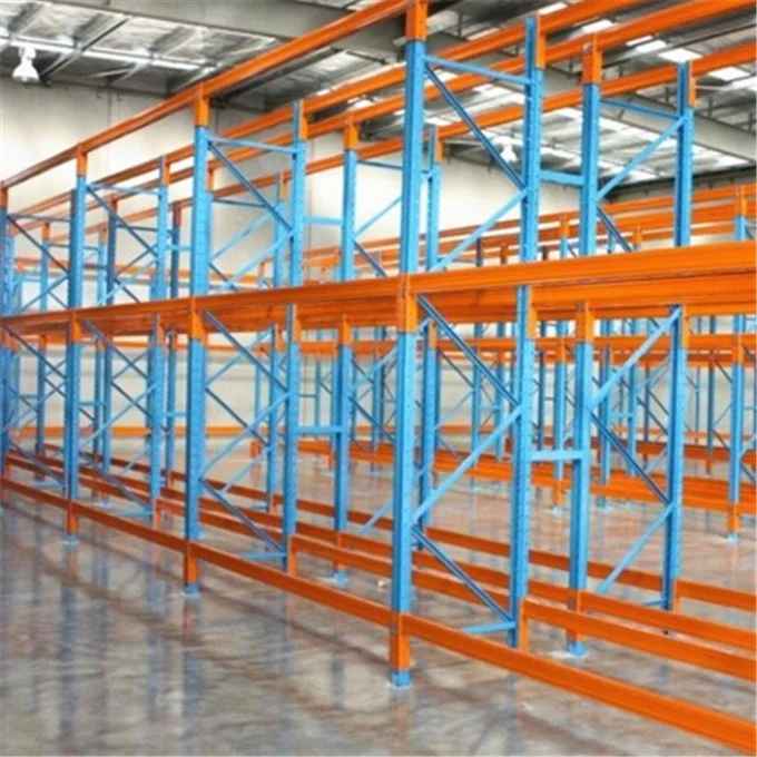 
Powder Coated Warehouse Storage Steel Stacking Heavy Duty Selective Pallet Racking Shelf 