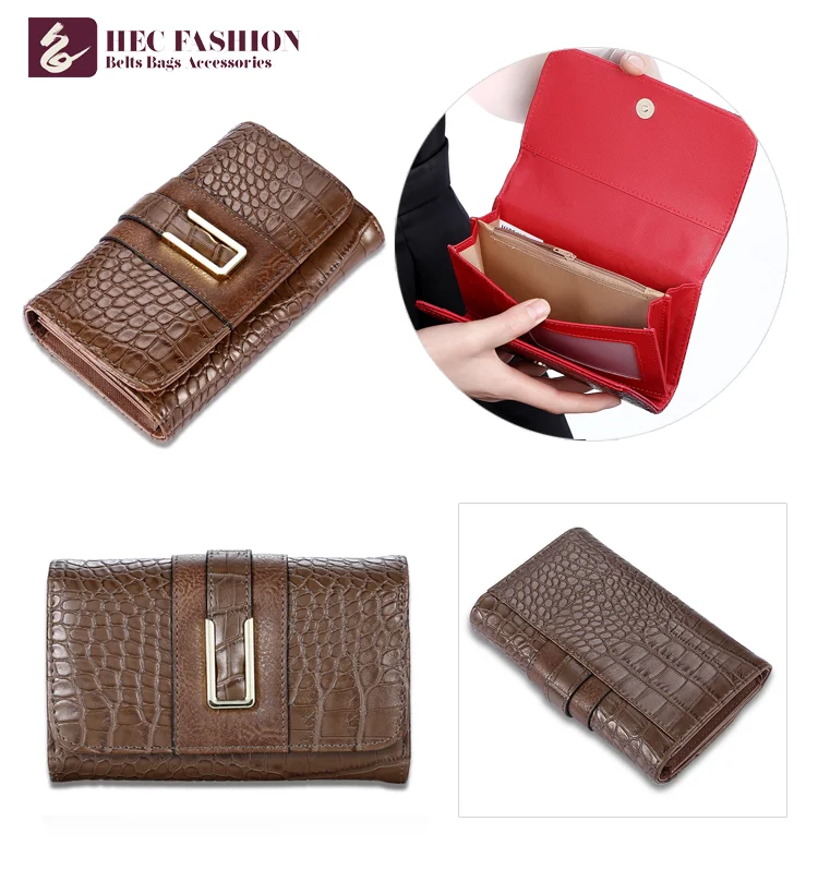 HEC Famous Brand Simple Design Ladies Money Bag Cellphone Wallet