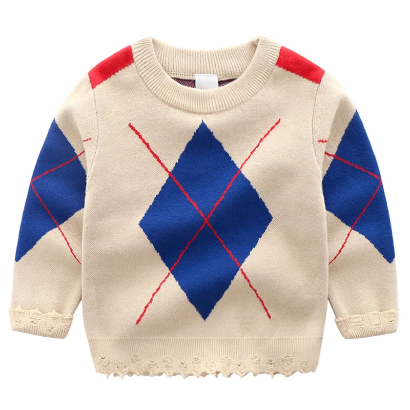 Boys Sweaters Autumn Winter Kids Knitted Sweaters and Pullover Casual Kids Pullover Tops