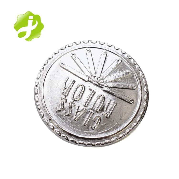 Game use cheap custom embossed plastic token coins