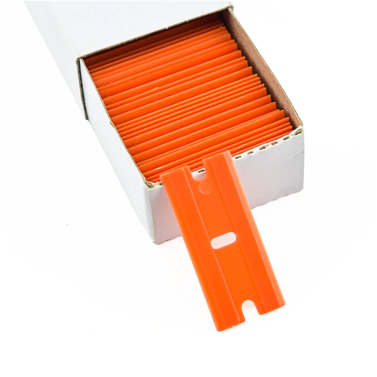 100pc Packed Plastic Single Edge Razor Blades