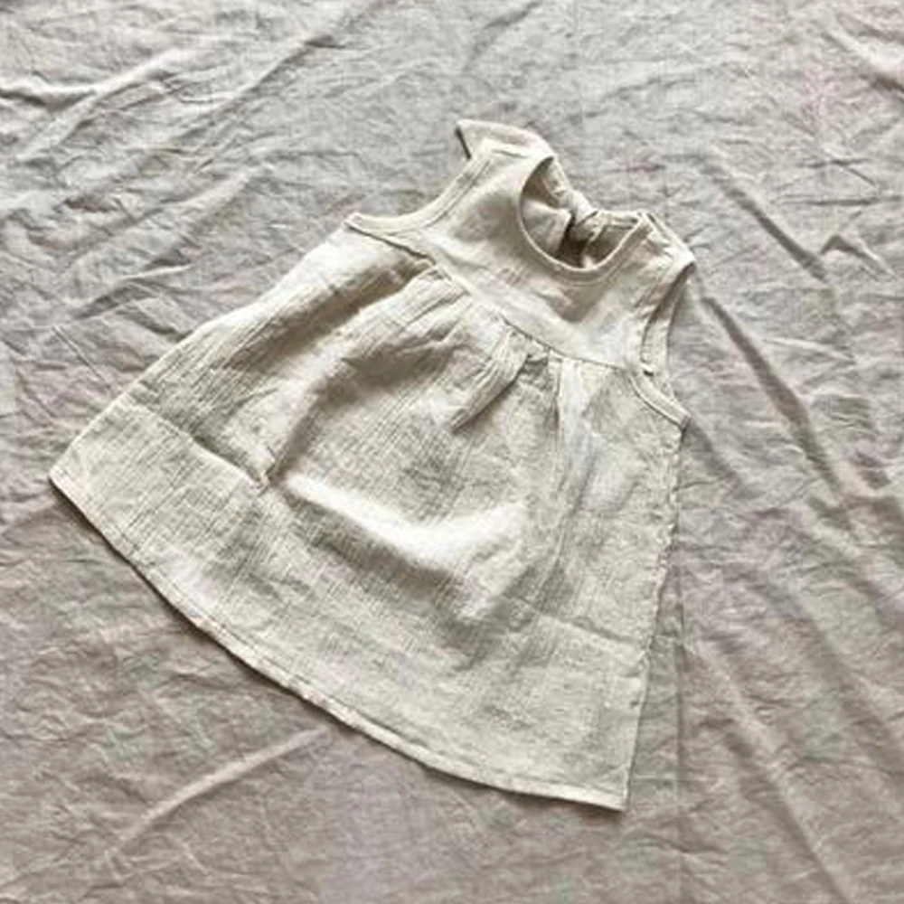 Teen Girl Mommy and me dress linen cotton dress