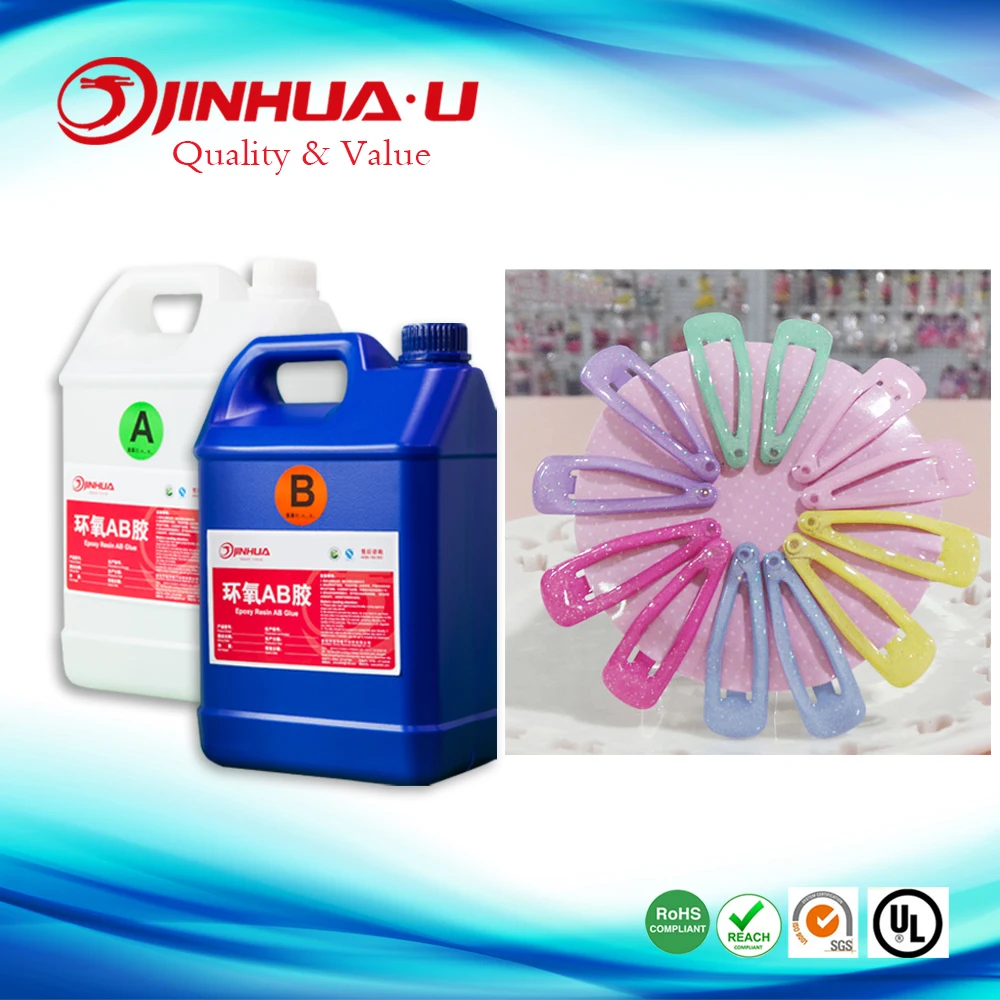 Manufacturer Professional Liquid Transparent 2 Part AB Epoxy Doming Resin Glue