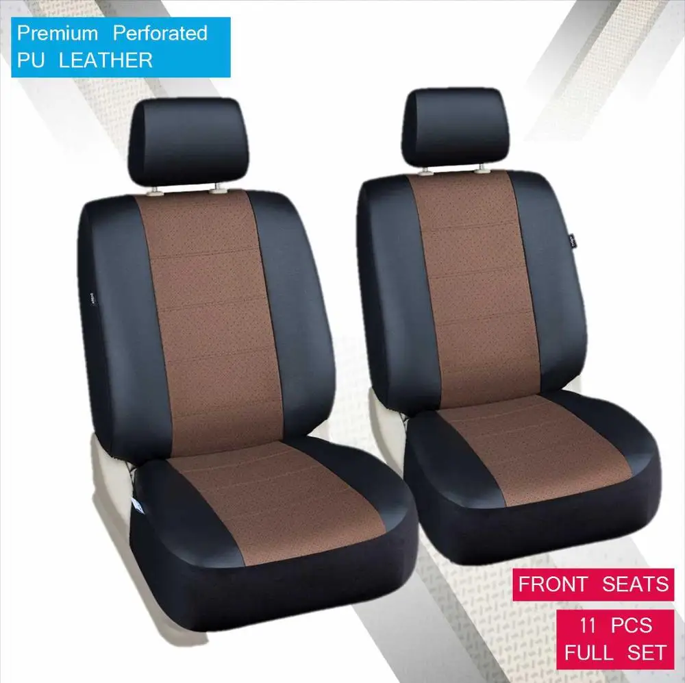 
Premium Luxury Perforated PU Leather Car Seat Cover 