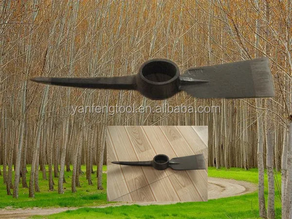 hand tool drop forged small pickaxe types P406/pickaxe digging tools hoes