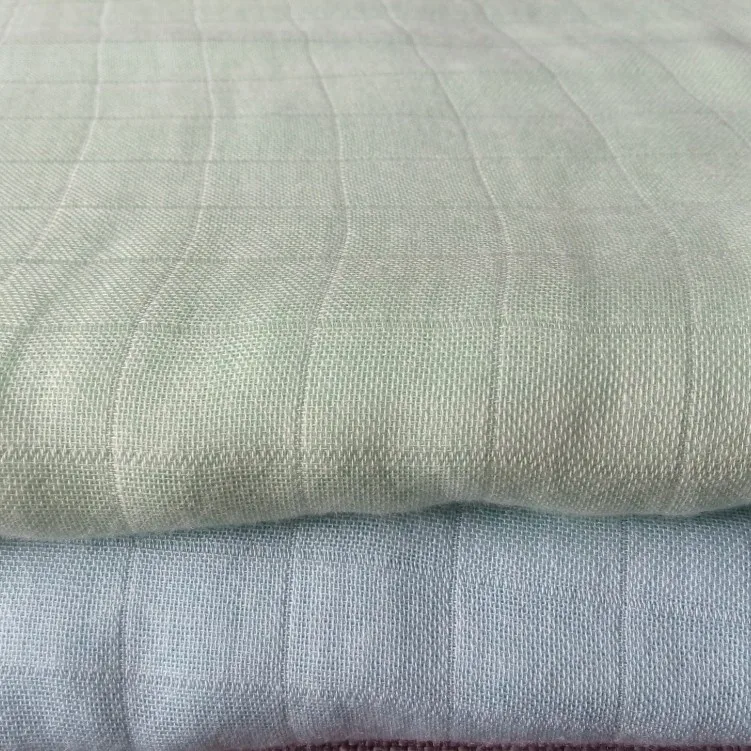 Muslin fabric bamboo cotton organic factory products baby bamboo muslin wraps muslin swaddle custom fabric
