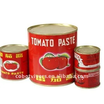 canned fruit and vegetables tomato paste