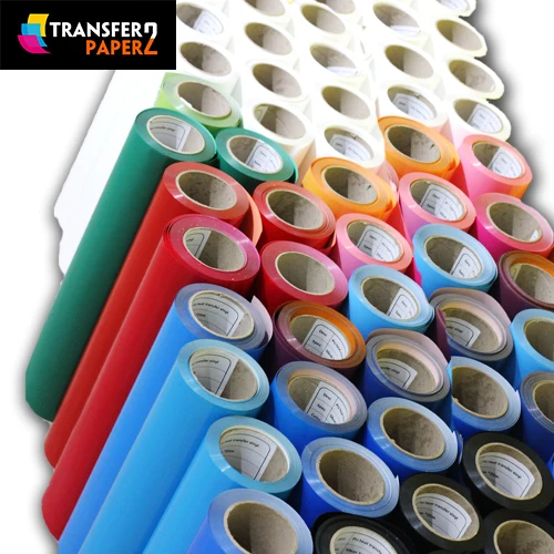 
Super glitter blue color heat transfer vinyl roll for textiles 
