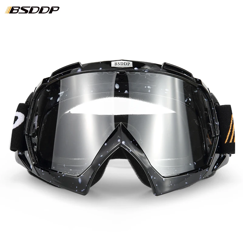BSDDP 0902 Motocross Goggles Cross Country Ski Snowboard ATV Mask Oculos Gafas Motocross Motorcycle Helmet MX Goggle Spectacles