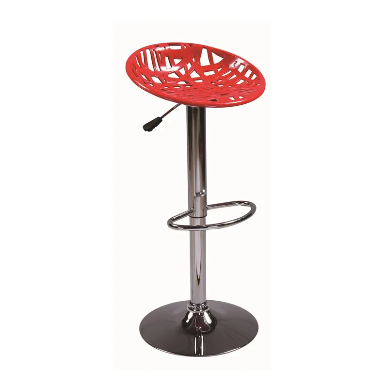 Регулируемый по высоте поворотный хромированный барный стул из АБС-пластика барный стул