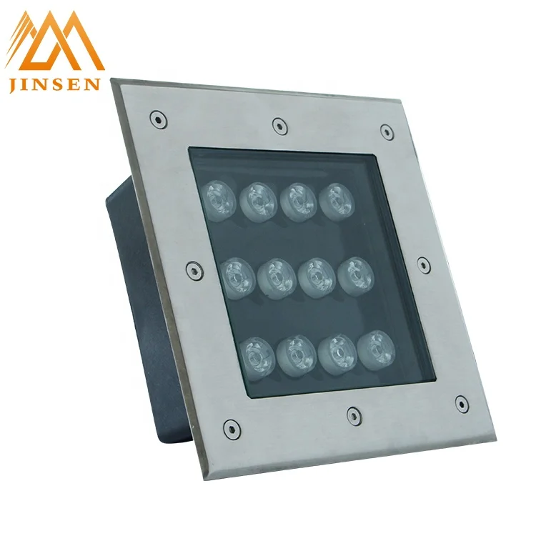 
Good quality stainless steel cover waterproof project 12w square led light IP67 