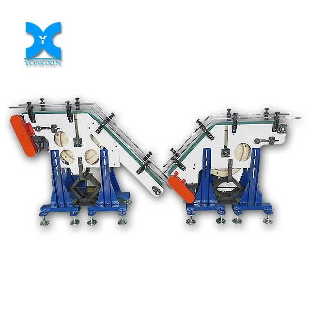 Tailor Made Tin Can V-type Stand Up Vertical System Conveyor for Tin Can Making Production Line