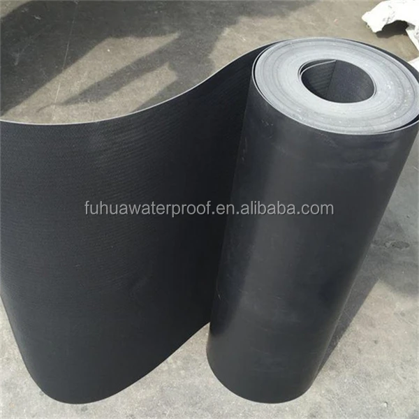 1.2 mm thickness low price EPDM rubber waterproof membrane for flat roof