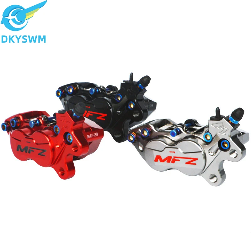 Mfz-morse four-piston caliper CNC forged piston downpump caliper sport competitive brake CF01S