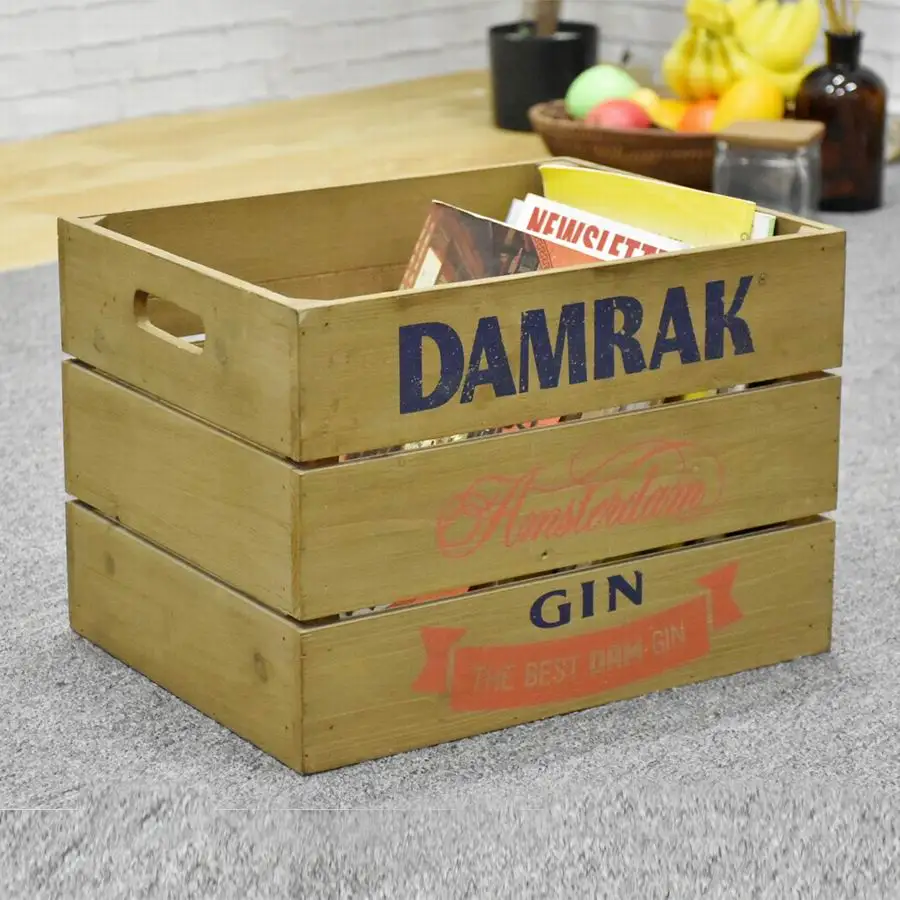 Luckywind wholesale USA hot-selling wooden industrial storage crate