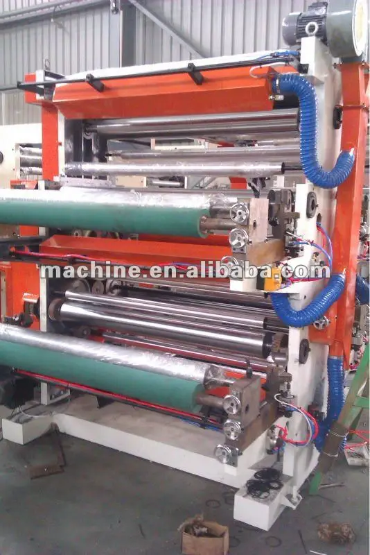 2022 zhuxin brand high speed 4 color flexo printing machine
