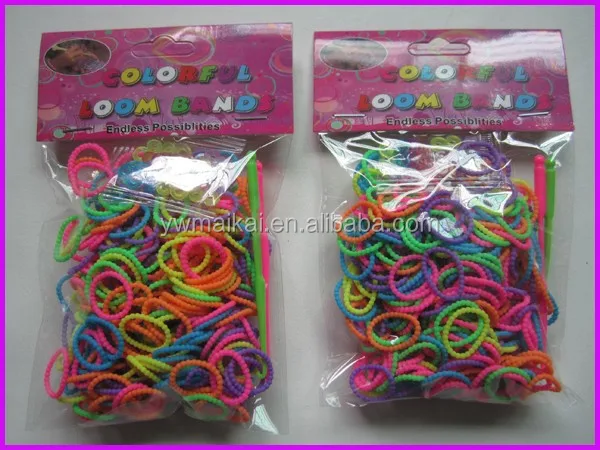 
Russia Federation hot selling cheap diy bubble loom bands for kids 
